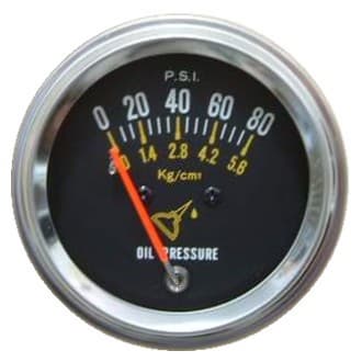 Auto Mechanical Oil Pressure Gauge 80 psi_5_6 bar